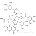 bD- 글루 코피 라노스, 1,3,6- 트리스 (3,4,5- 트리 히드 록시 벤조 에이트), (2S)-[(3R, 4S) -5- 카르복시 -3,4를 갖는시 클릭 2®2 : 4®1- 에스테르 -디 하이드로 -3,7,8- 트리 하이드 록시 -2- 옥소 -2H-1- 벤조 피란 -4- 일] 부탄 디오 이카 시드 CAS 18942-26-2